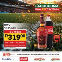 JUMBO CASH & CARRY specials - From Thursday 18 Jun 2026
