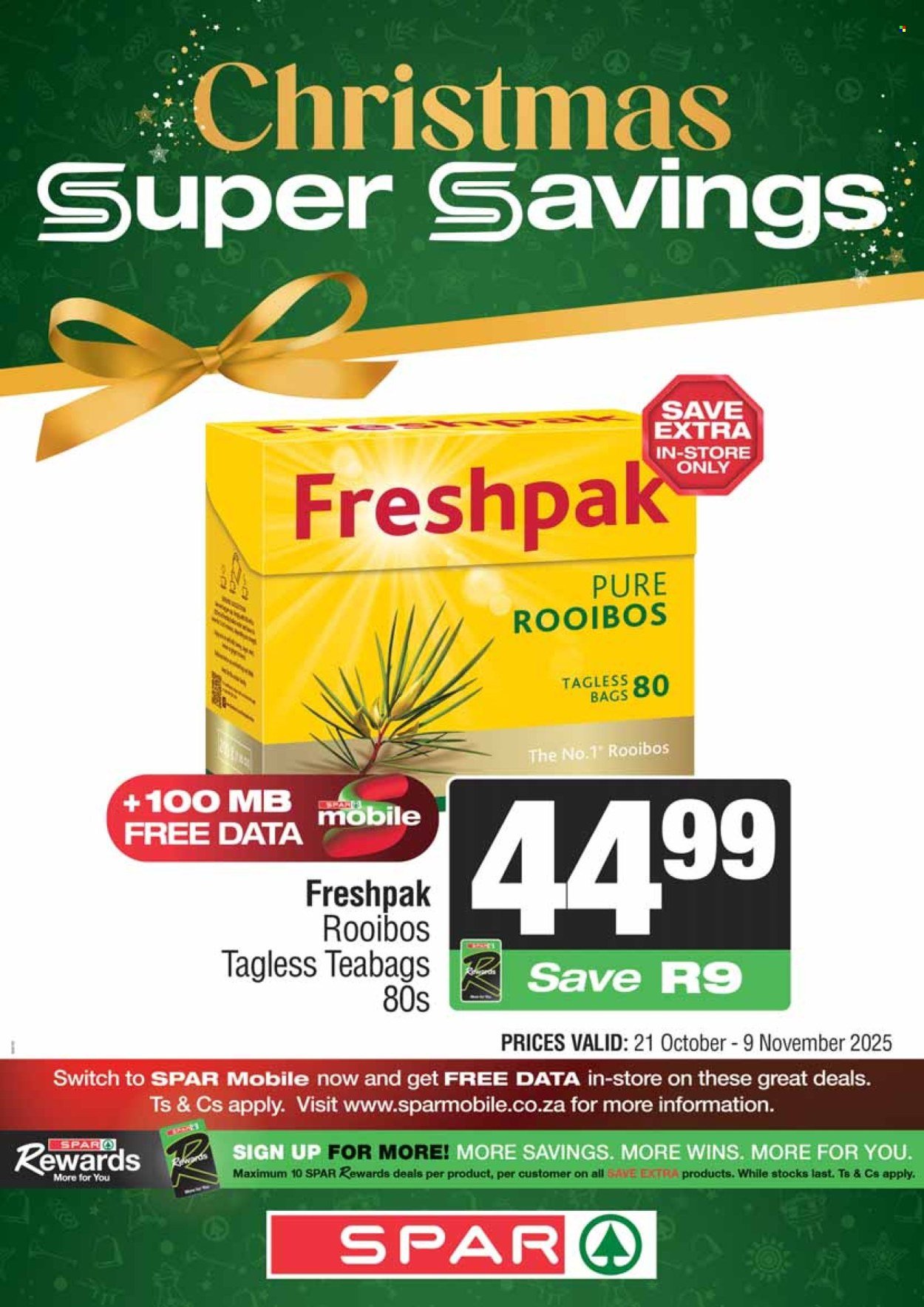 SPAR specials - National Leaflet (2025-10-21 - 2025-11-09) | 2