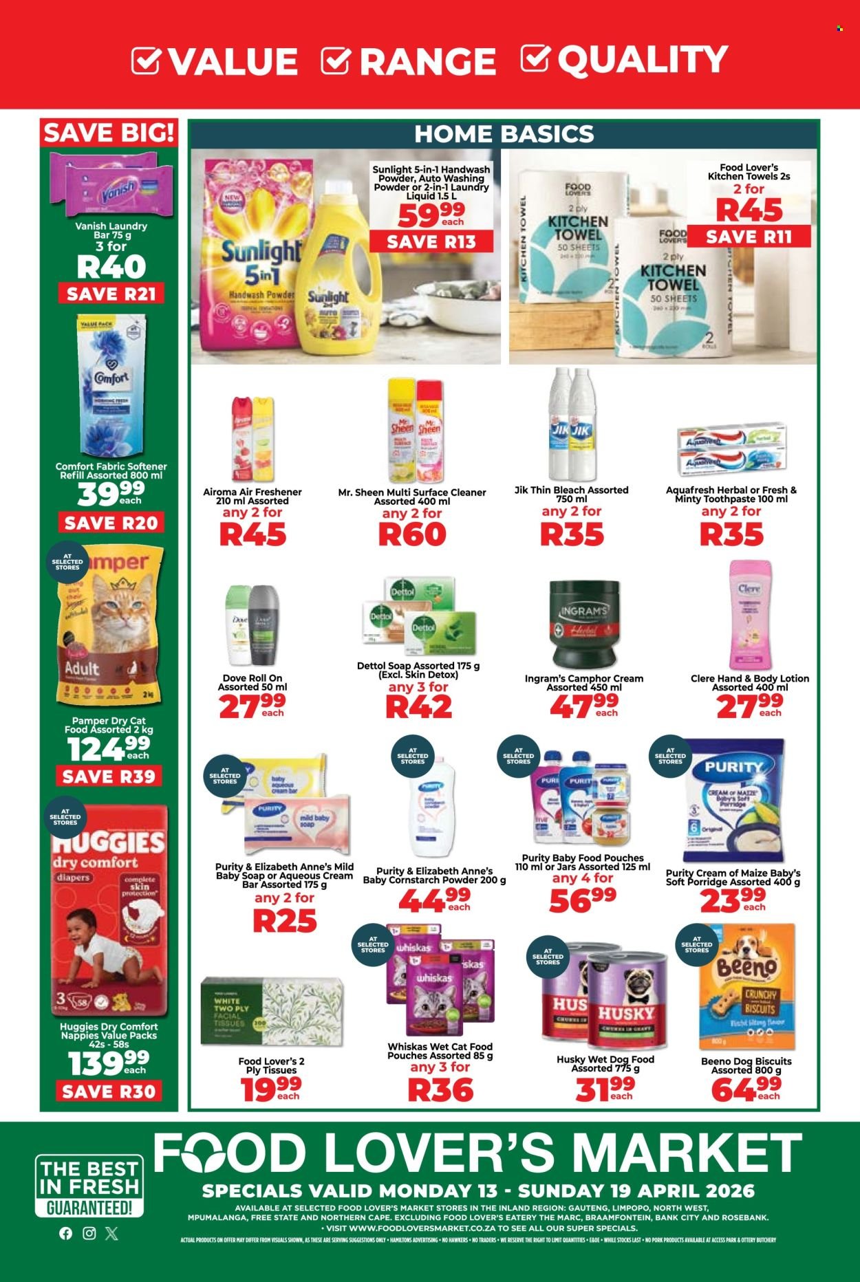 FOOD LOVER'S MARKET specials - From Monday 13 Apr 2026 (2026-04-13 - 2026-04-19) | 6
