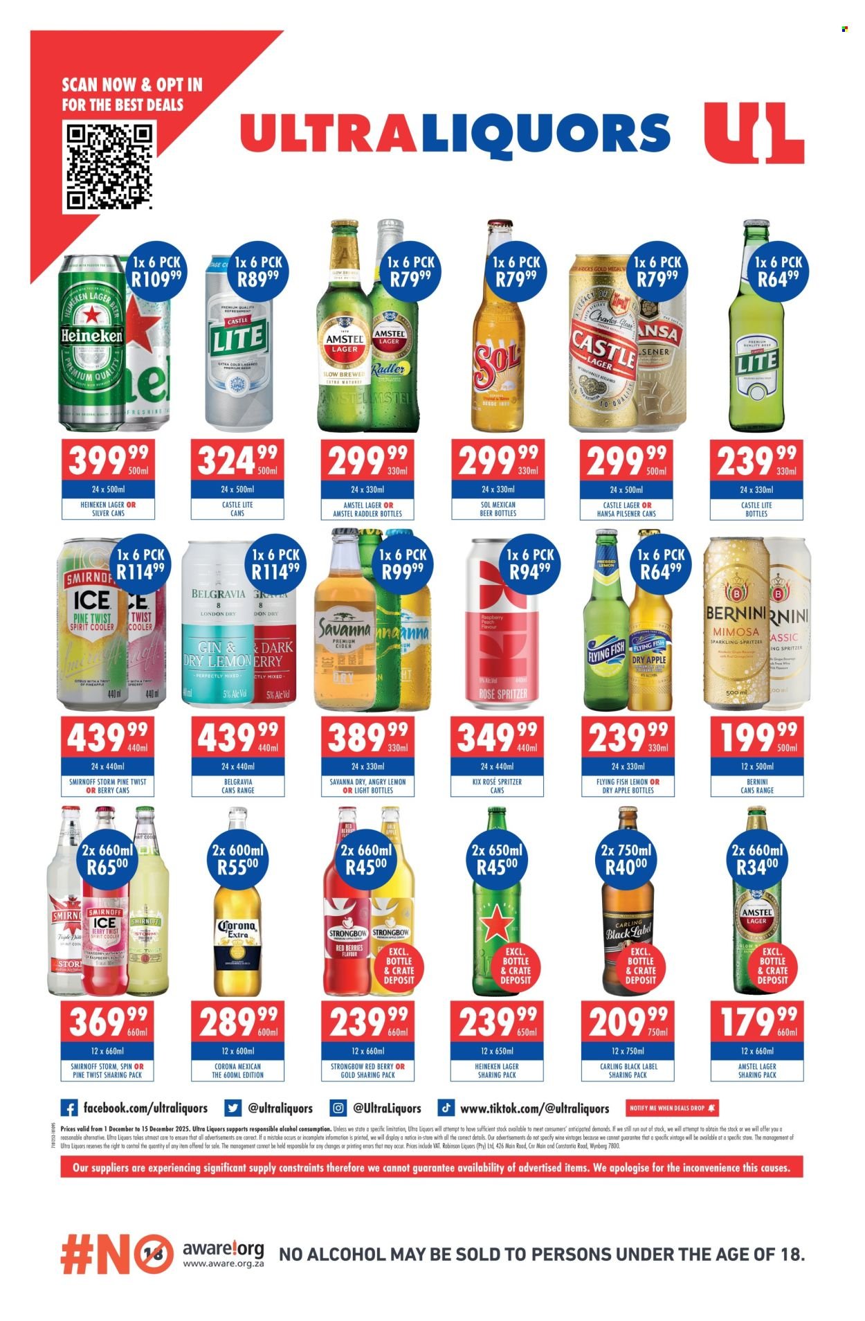 ULTRA LIQUORS specials - From Monday 1 Dec 2025 (2025-12-01 - 2025-12-15) | 3