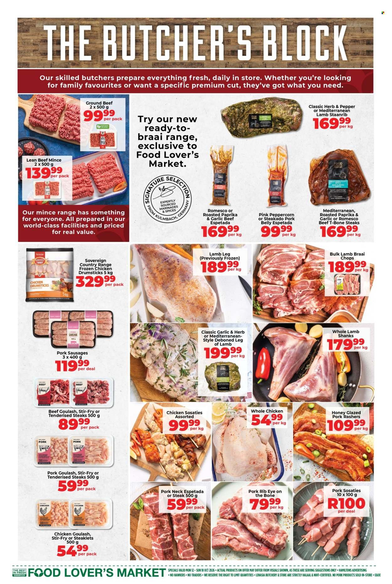 FOOD LOVER'S MARKET specials - From Monday 12 Oct 2026