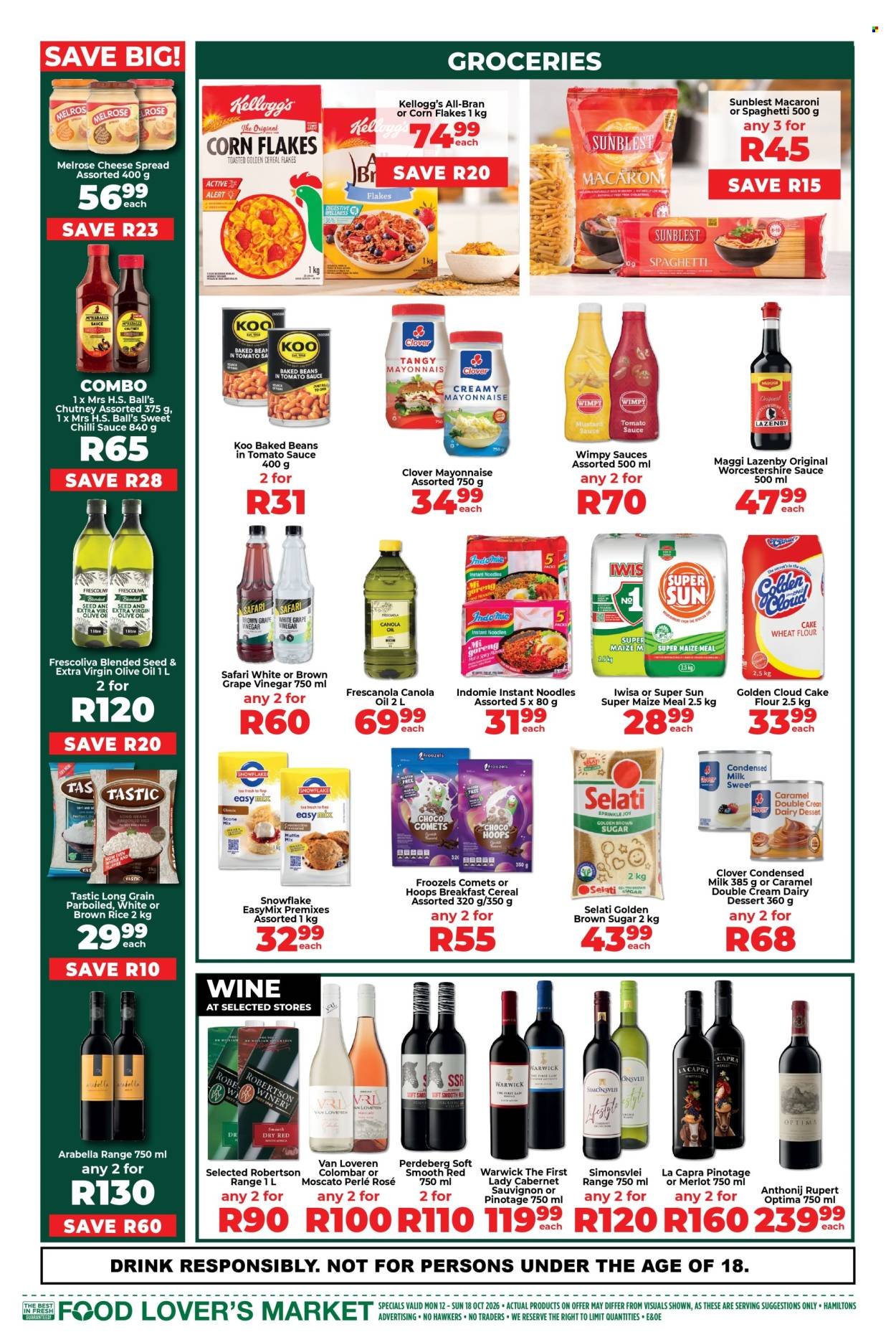FOOD LOVER'S MARKET specials - From Monday 12 Oct 2026