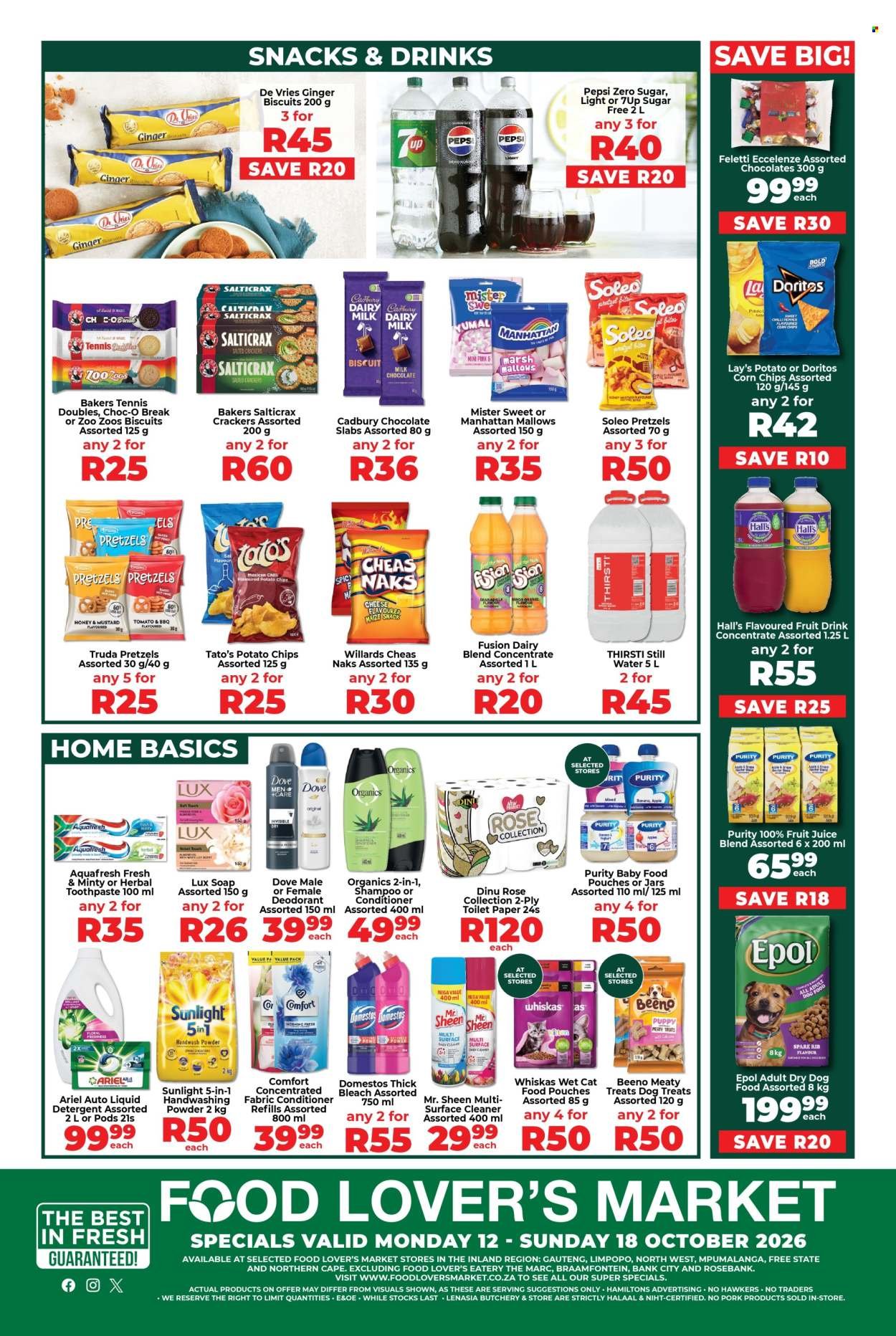 FOOD LOVER'S MARKET specials - From Monday 12 Oct 2026
