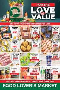 FOOD LOVER'S MARKET specials - From Monday 12 Oct 2026