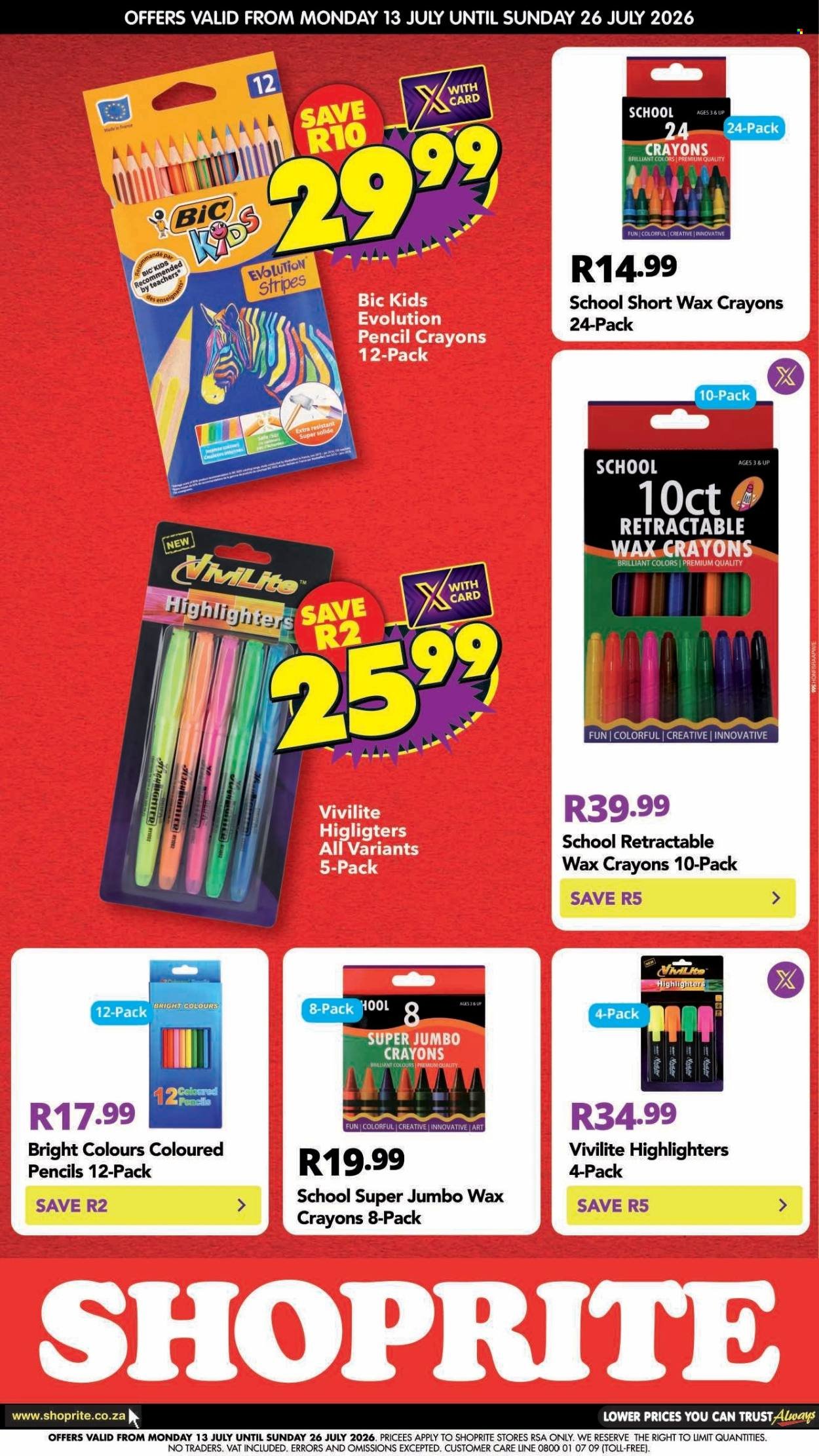 SHOPRITE specials - Back To School