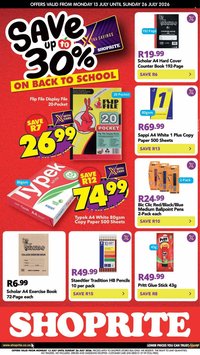 SHOPRITE specials - Back To School