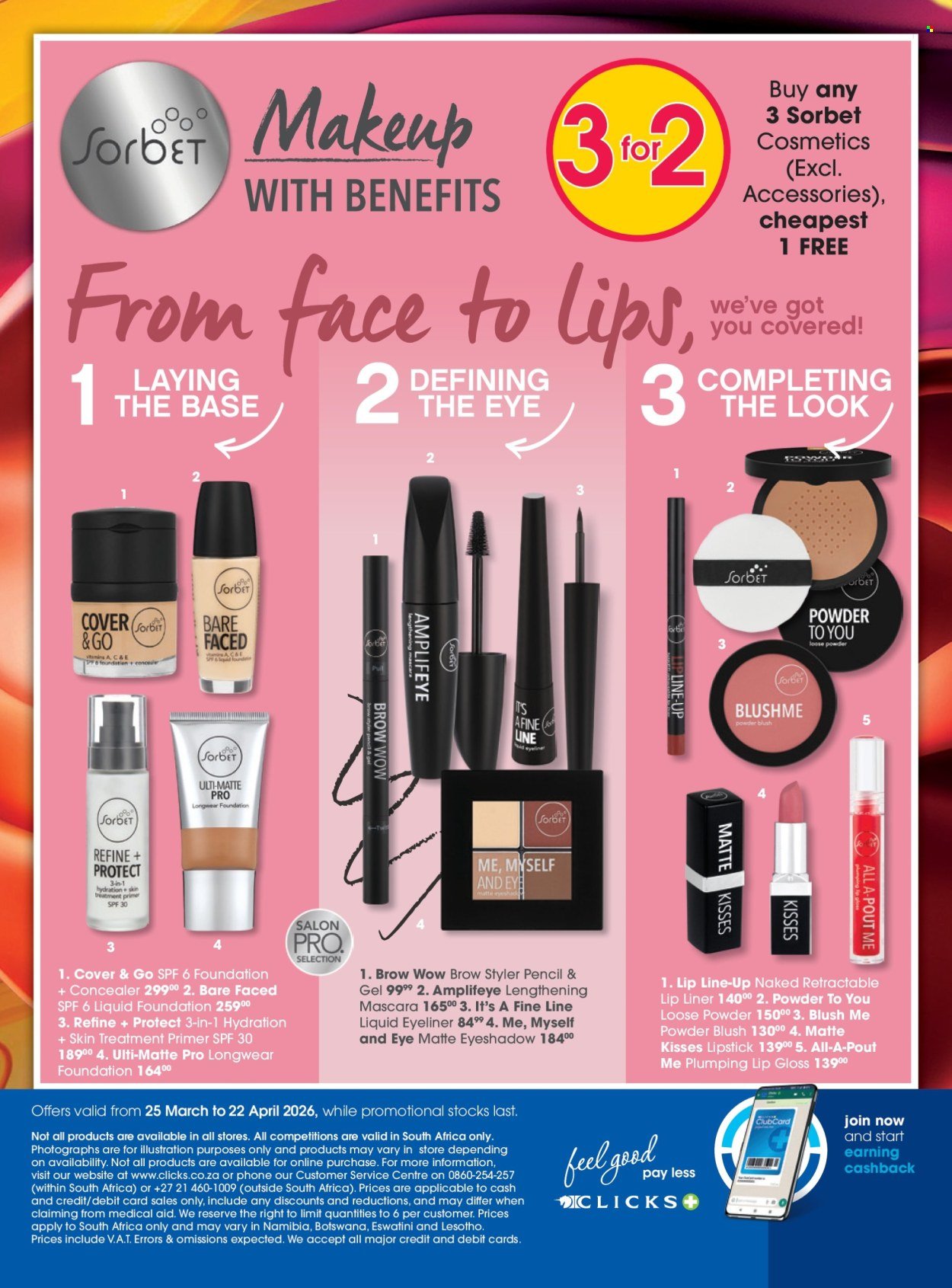 CLICKS specials - From Wednesday 25 Mar 2026 (2026-03-25 - 2026-04-22) | 52