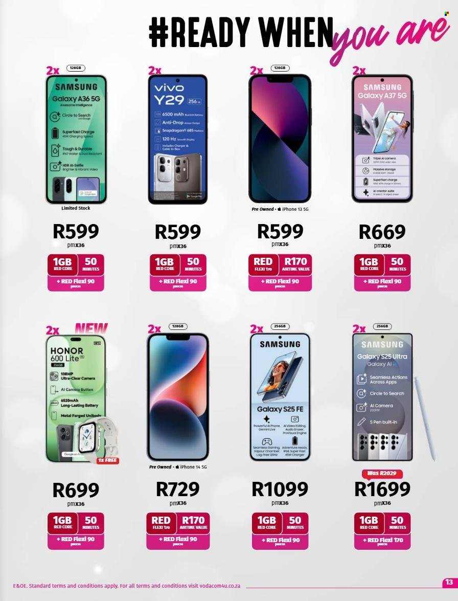 VODACOM specials - From Thursday 7 May 2026 (2026-05-07 - 2026-06-08) | 13