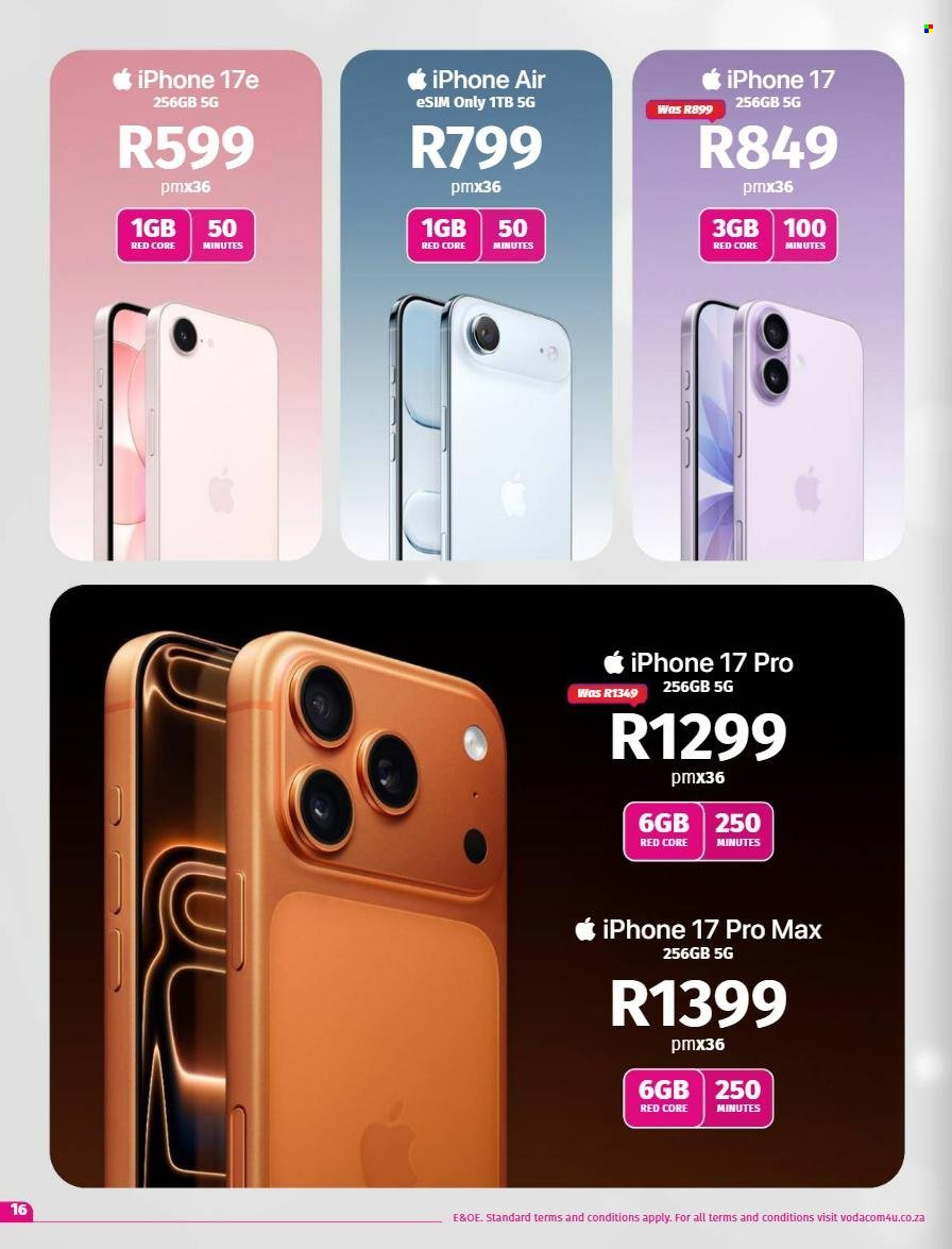 VODACOM specials - From Thursday 7 May 2026 (2026-05-07 - 2026-06-08) | 16