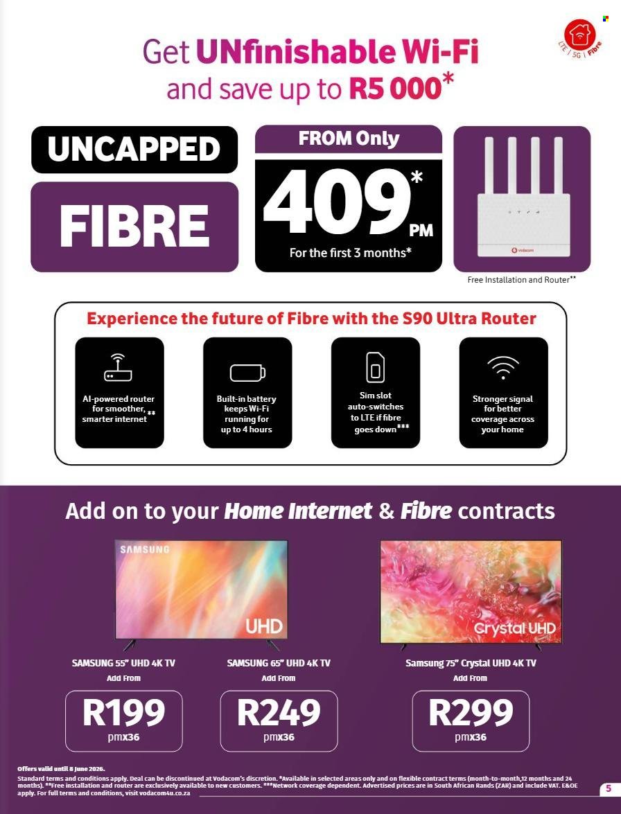 VODACOM specials - From Thursday 7 May 2026 (2026-05-07 - 2026-06-08) | 5