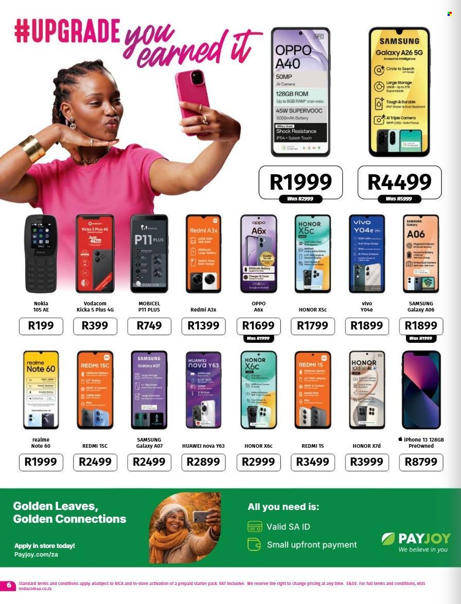 VODACOM specials - From Thursday 7 May 2026 (2026-05-07 - 2026-06-08) | 6