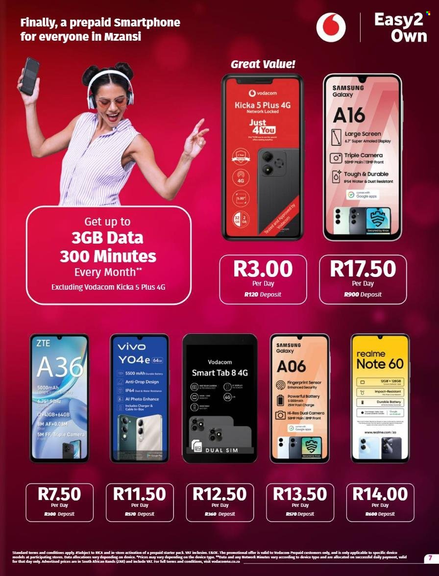 VODACOM specials - From Thursday 7 May 2026 (2026-05-07 - 2026-06-08) | 7