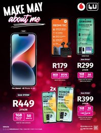 VODACOM specials - From Thursday 7 May 2026 (2026-05-07 - 2026-06-08)