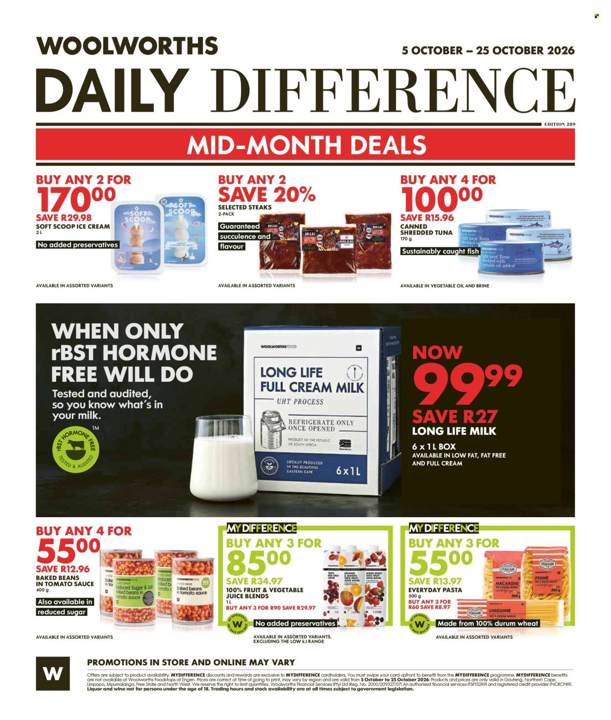 WOOLWORTHS specials - Daily Difference