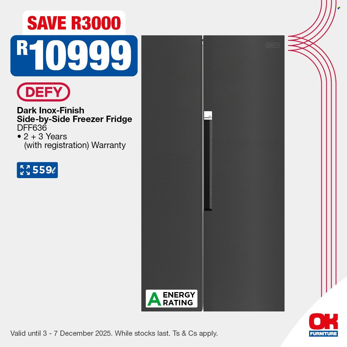 OK FURNITURE specials - From Wednesday 3 Dec 2025 (2025-12-03 - 2025-12-07) | 2