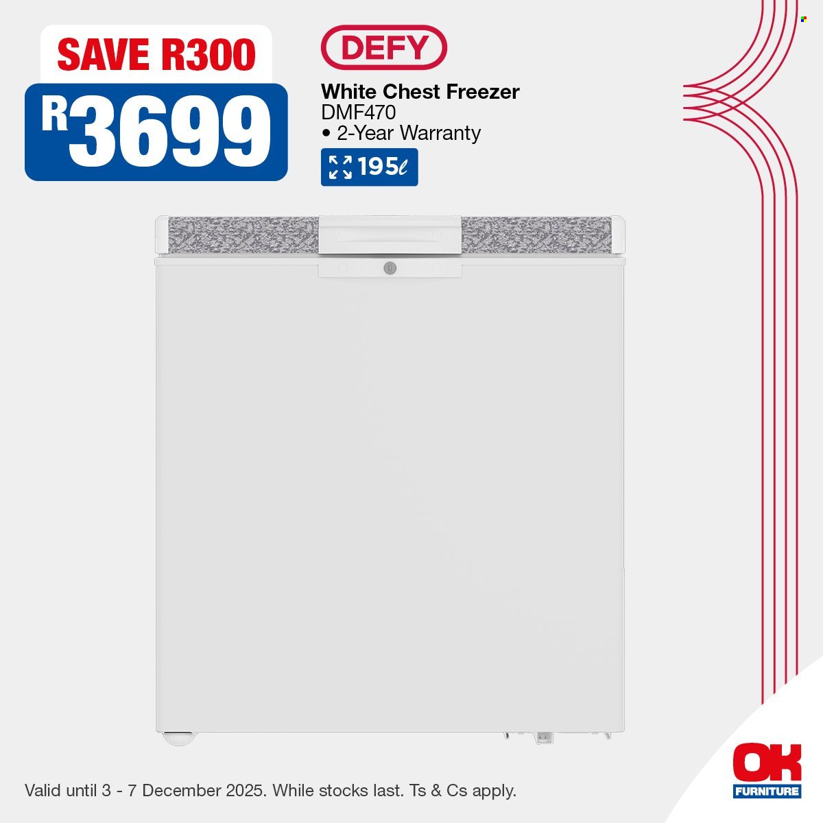 OK FURNITURE specials - From Wednesday 3 Dec 2025 (2025-12-03 - 2025-12-07) | 3