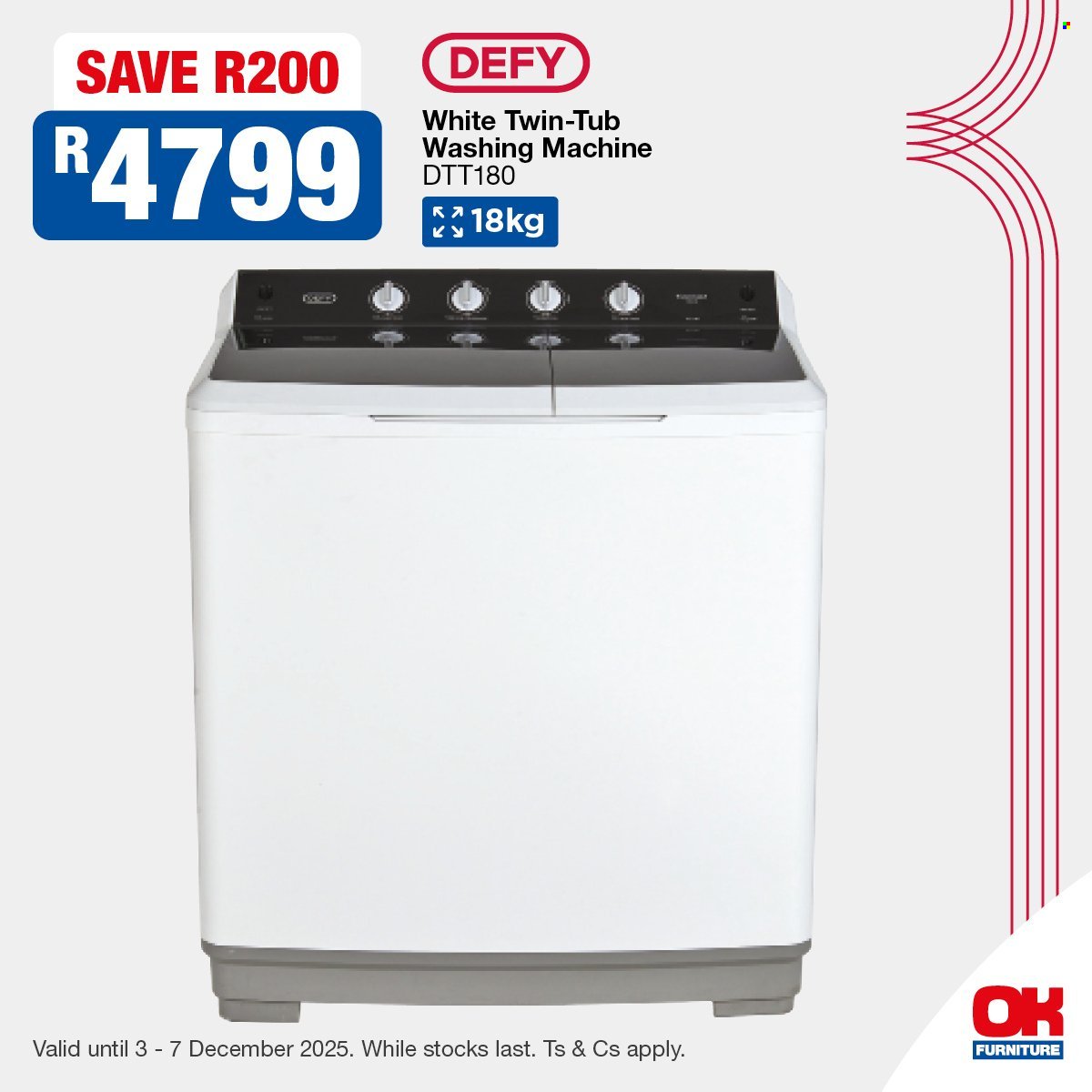OK FURNITURE specials - From Wednesday 3 Dec 2025 (2025-12-03 - 2025-12-07) | 5