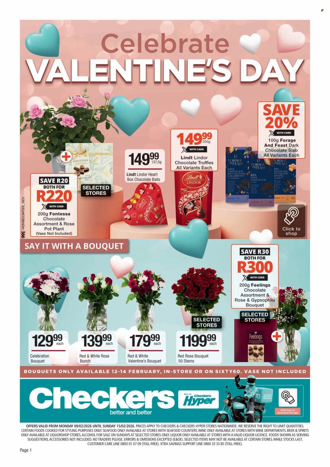 CHECKERS specials - Valentine's Day Promotion (2026-02-09 - 2026-02-15) | 1