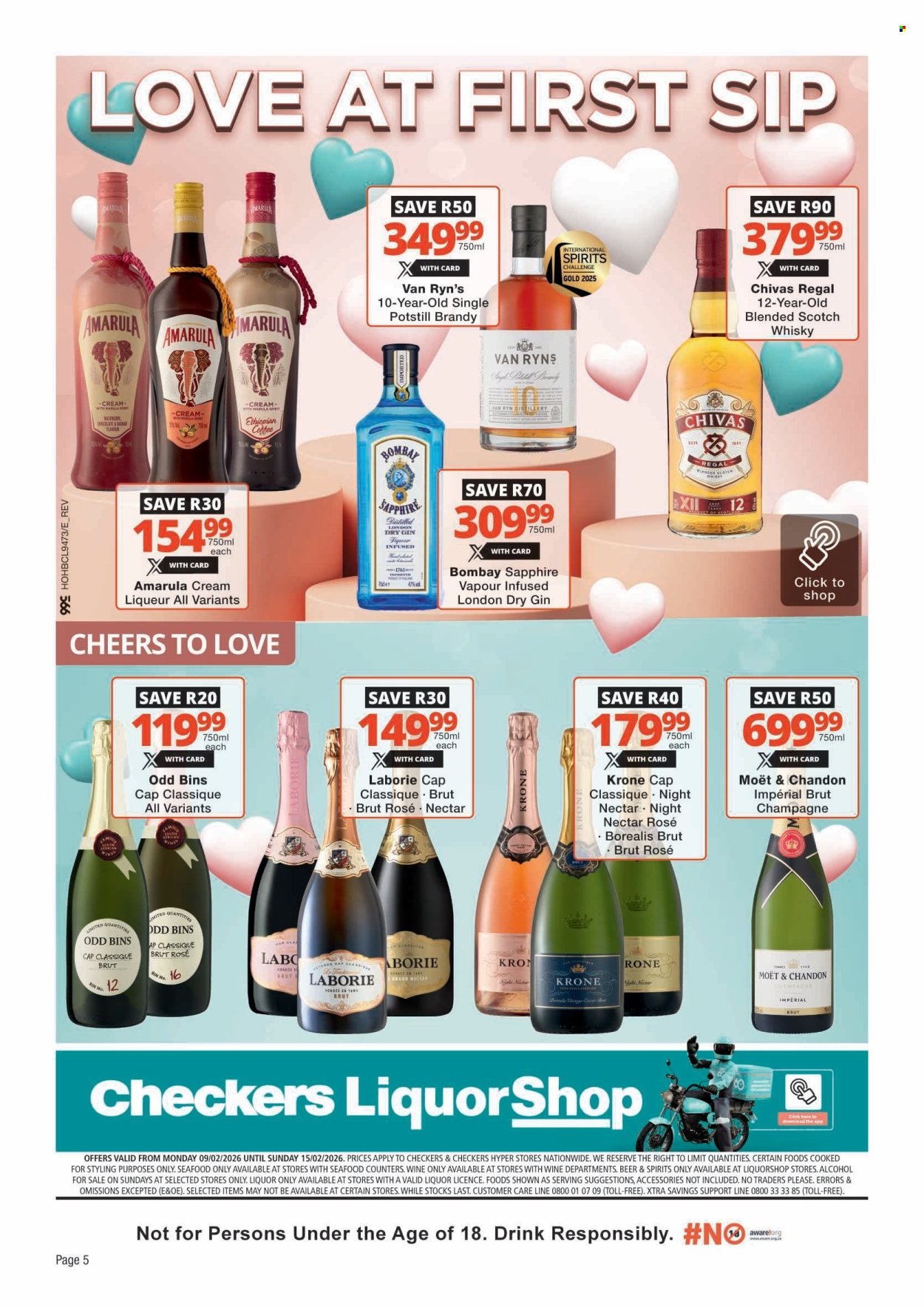 CHECKERS specials - Valentine's Day Promotion (2026-02-09 - 2026-02-15) | 5