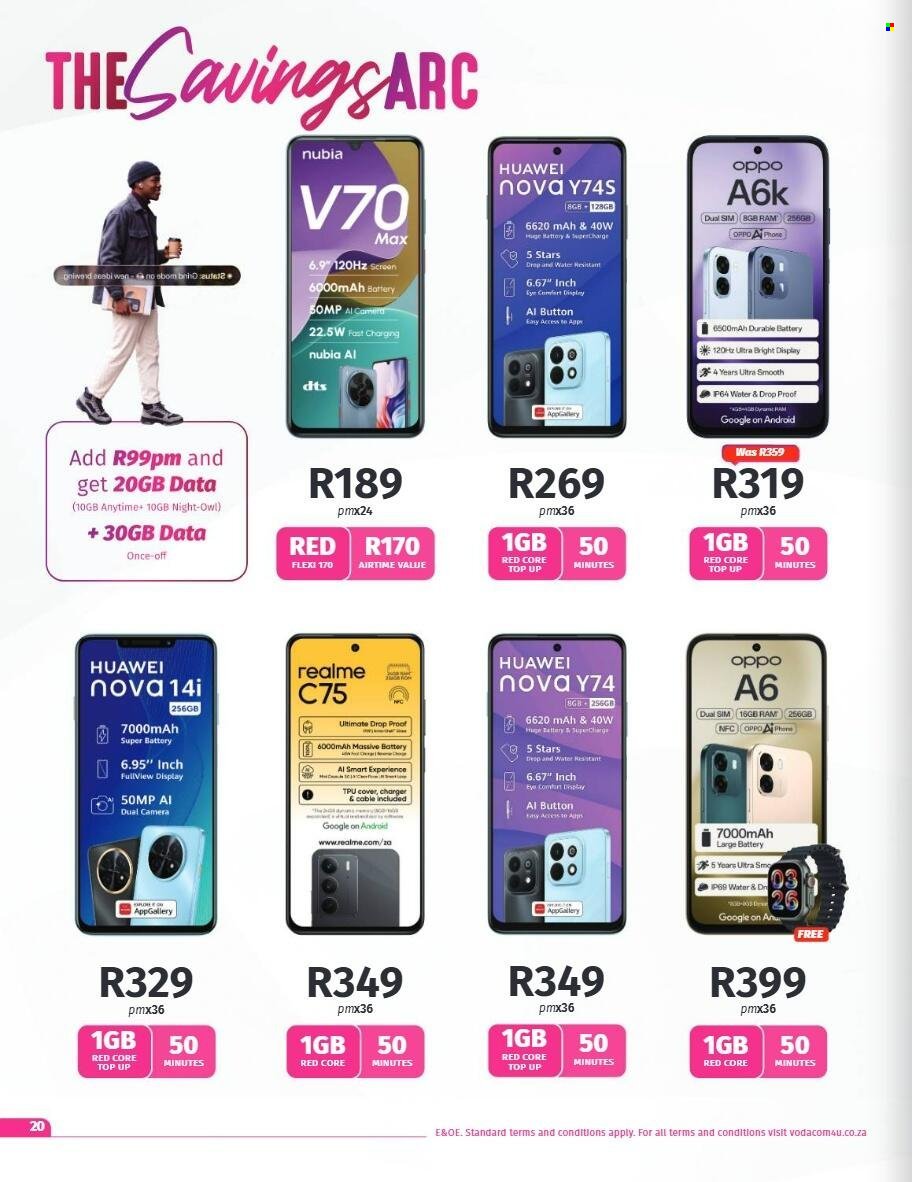 VODACOM specials - From Tuesday 7 Jul 2026