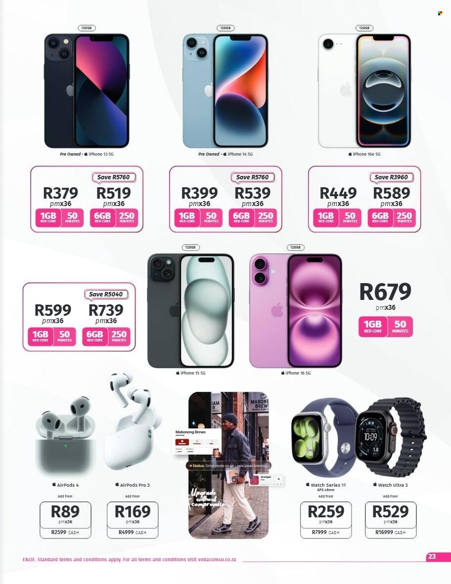 VODACOM specials - From Tuesday 7 Jul 2026