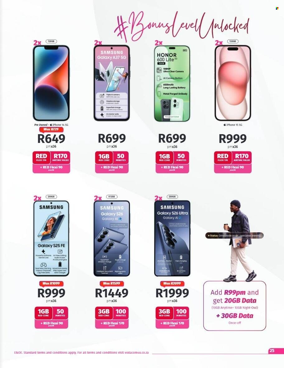VODACOM specials - From Tuesday 7 Jul 2026