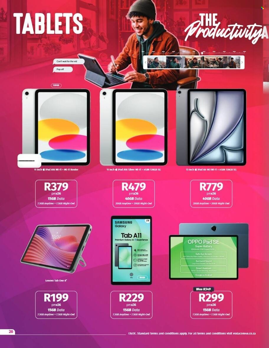 VODACOM specials - From Tuesday 7 Jul 2026