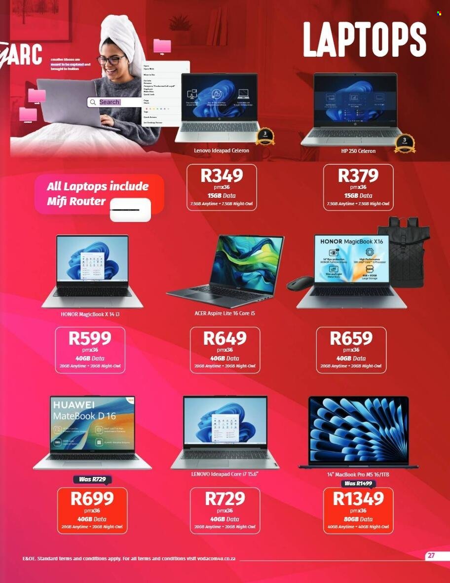 VODACOM specials - From Tuesday 7 Jul 2026