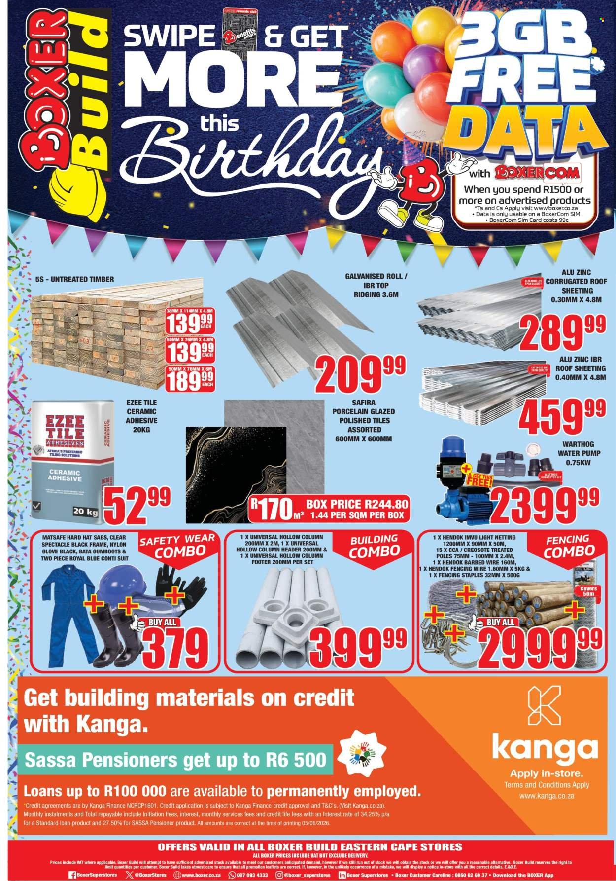 BOXER specials - From Wednesday 24 Jun 2026