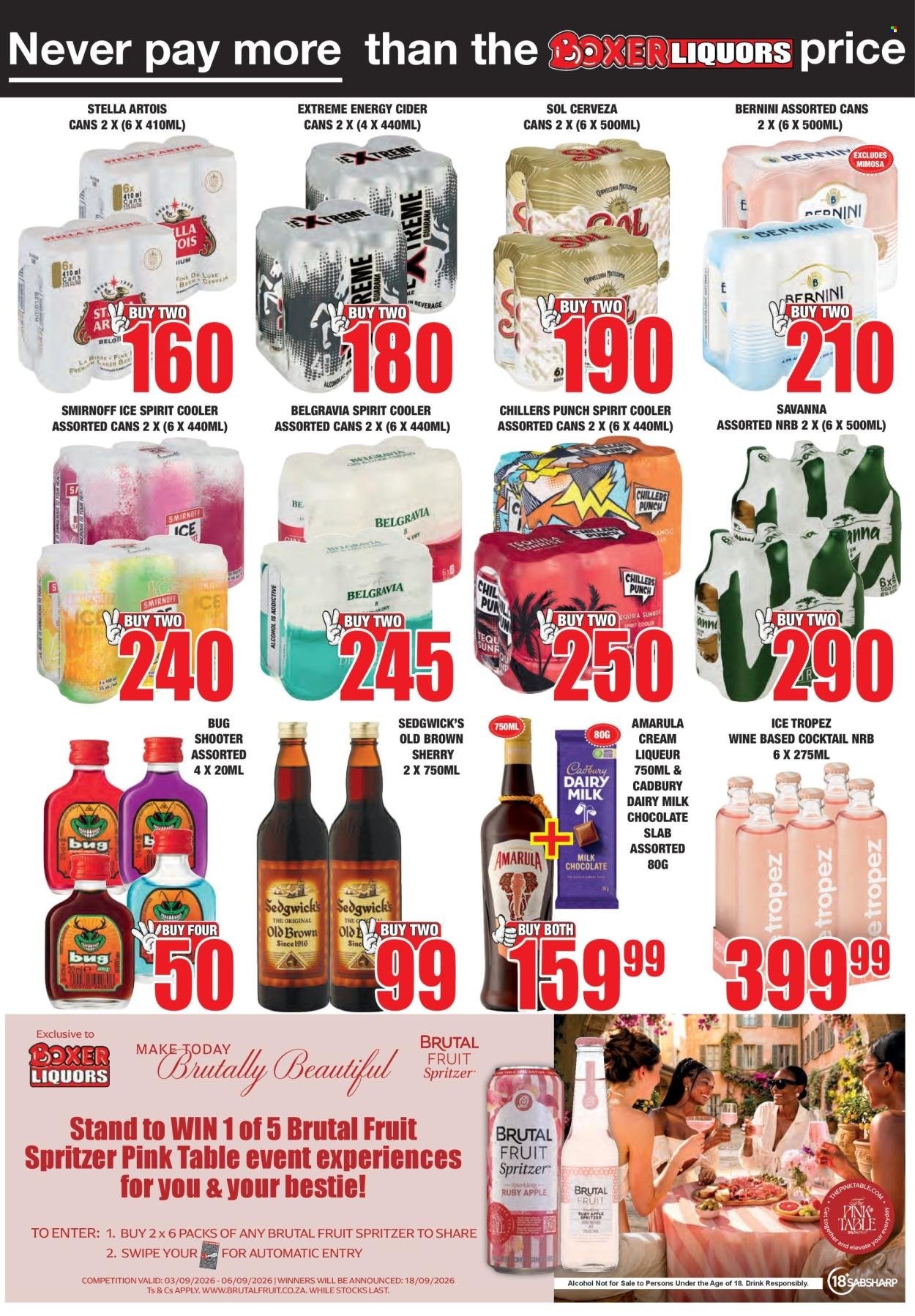 BOXER specials - Sebokeng Liquor Grand Opening