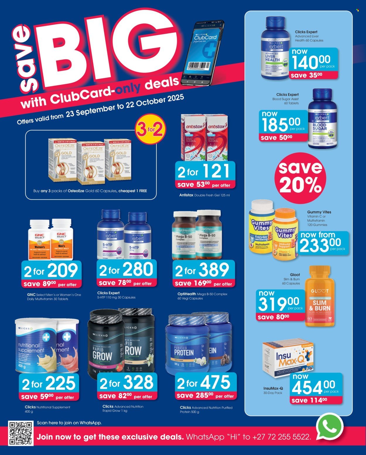 CLICKS specials - From Wednesday 8 Oct 2025 (2025-10-08 - 2025-10-22) | 4