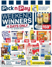 PICK N PAY specials - Weekend Specials (2026-03-05 - 2026-03-08)