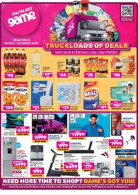 GAME specials - Truckloads Of Deals (2025-07-22 - 2025-08-18)