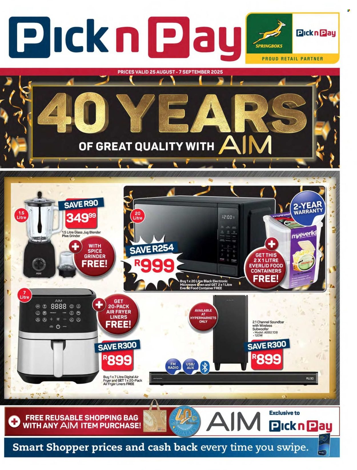 PICK N PAY specials - AIM Specials (2025-08-25 - 2025-09-07) | 1