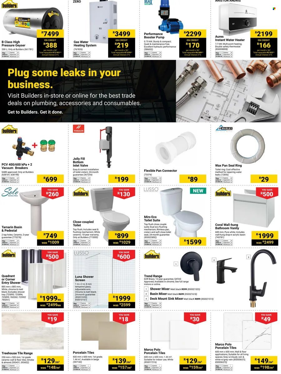 BUILDERS specials - It's Start to Finish Day (2025-10-07 - 2025-12-16) | 3