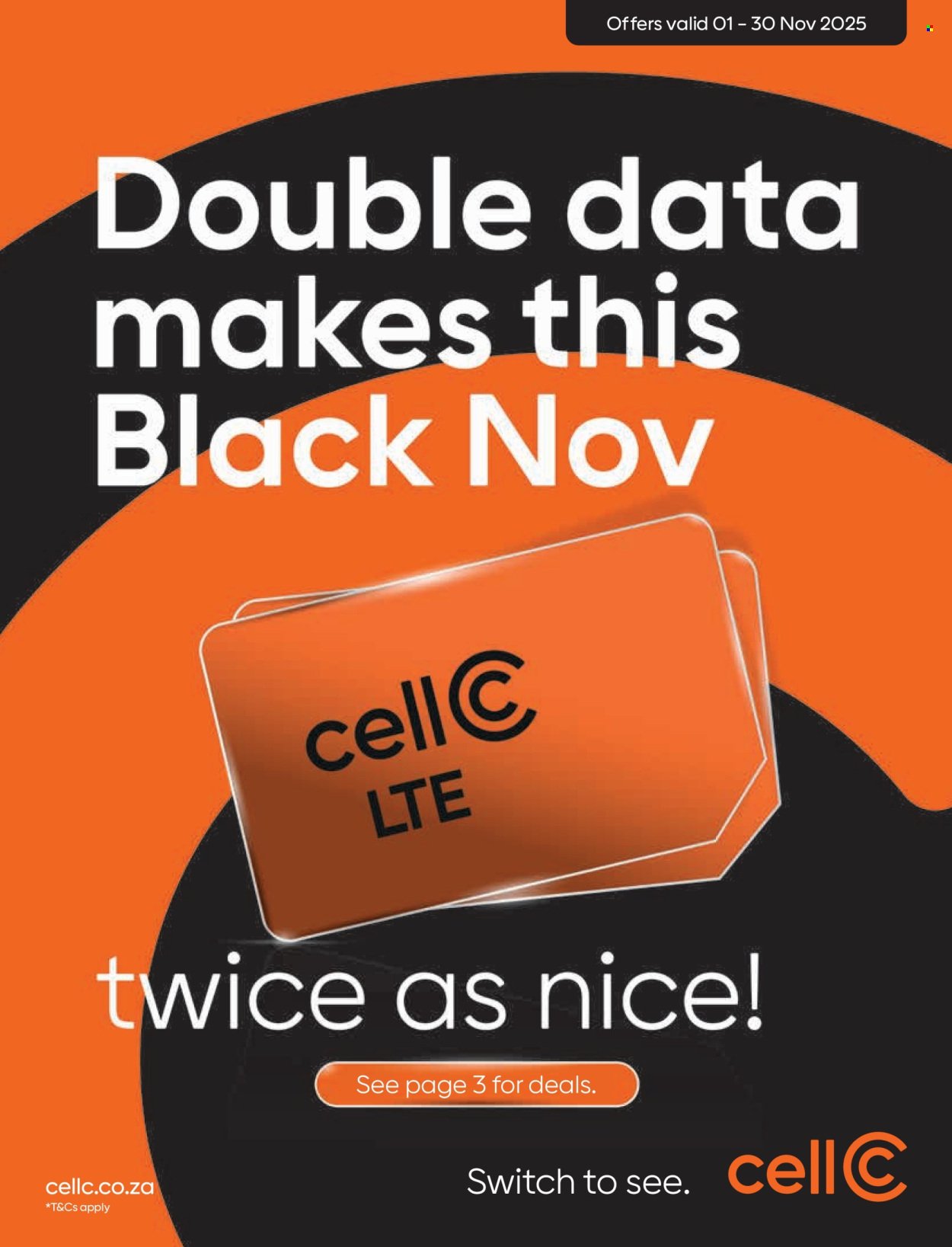 CELL C specials - The Connector Book (2025-11-01 - 2025-11-30) | 1