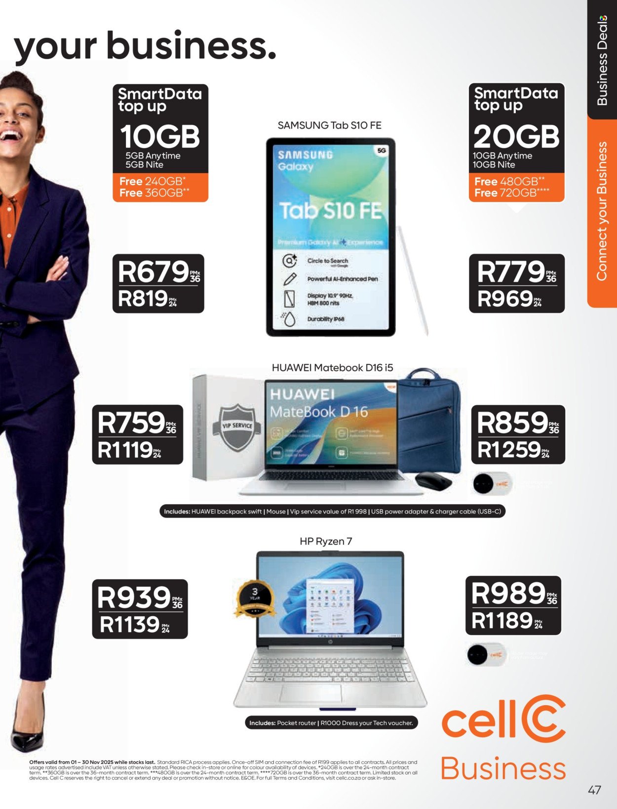 CELL C specials - The Connector Book (2025-11-01 - 2025-11-30) | 49