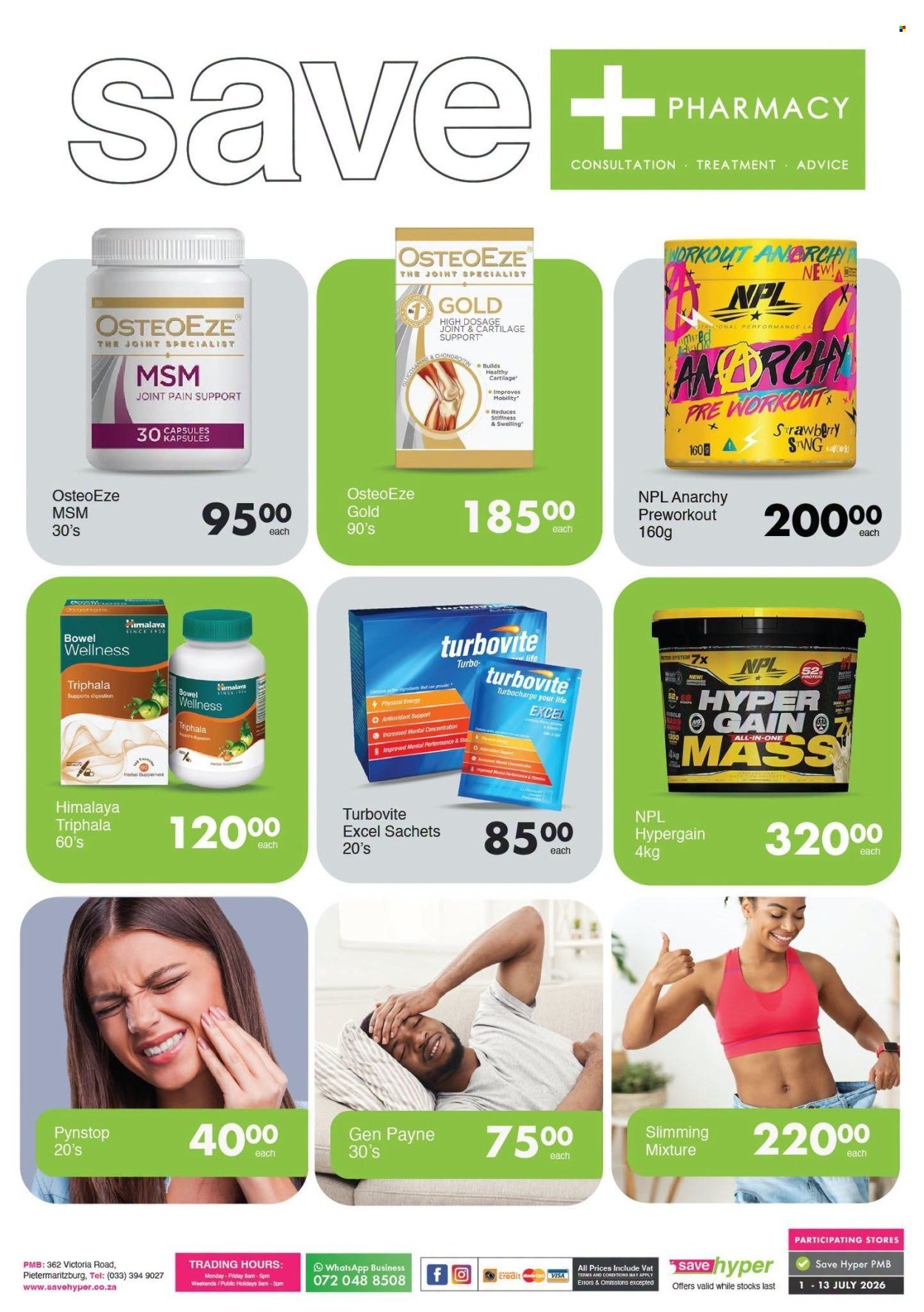 SAVE specials - From Wednesday 1 Jul 2026