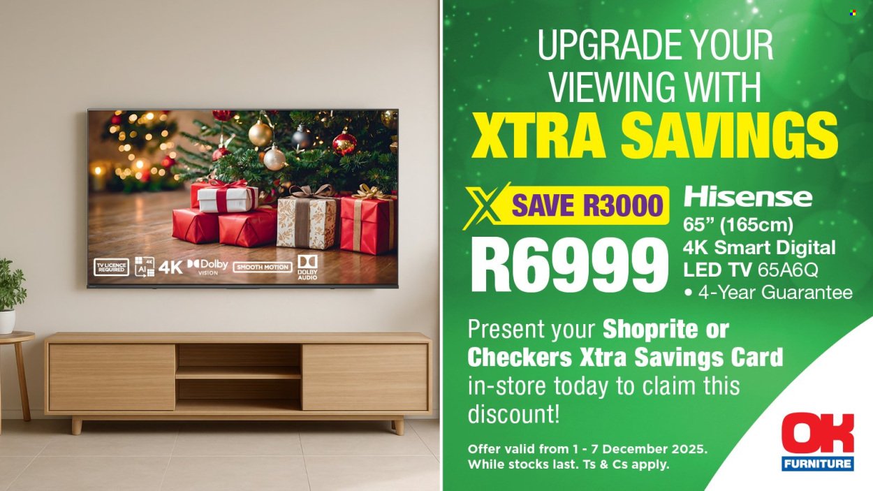 OK FURNITURE specials - From Monday 1 Dec 2025 (2025-12-01 - 2025-12-07) | 1