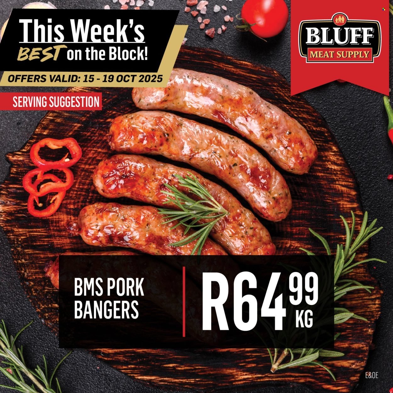 BLUFF MEAT SUPPLY specials - From Wednesday 15 Oct 2025 (2025-10-15 - 2025-10-19) | 6