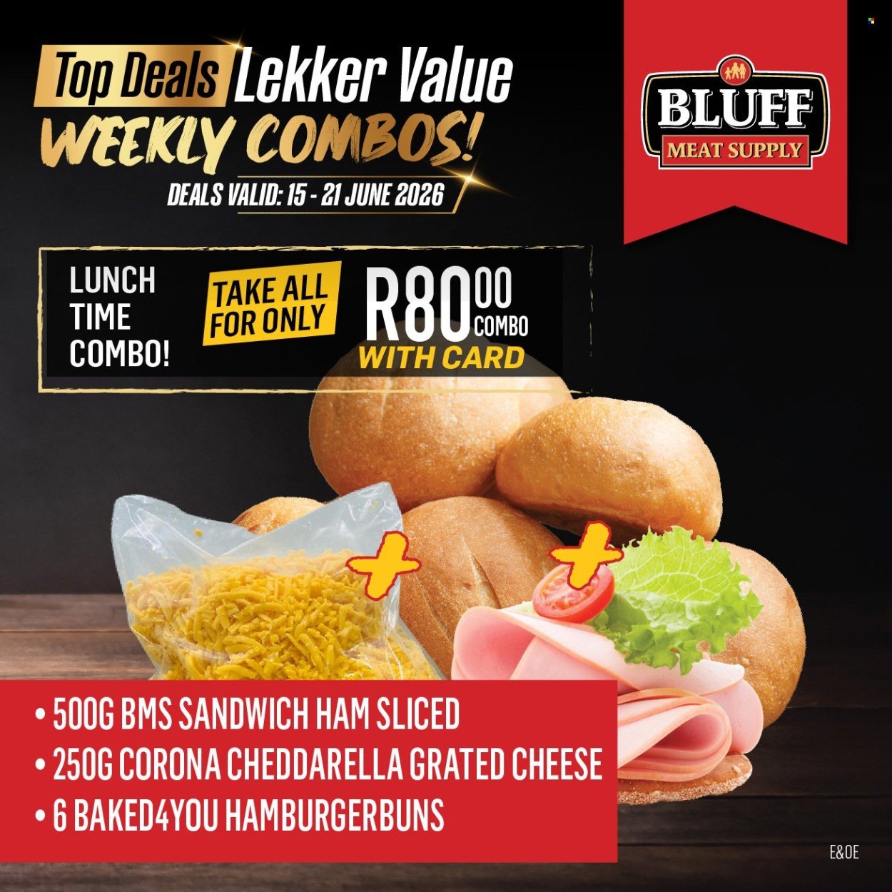 BLUFF MEAT SUPPLY specials - From Monday 15 Jun 2026
