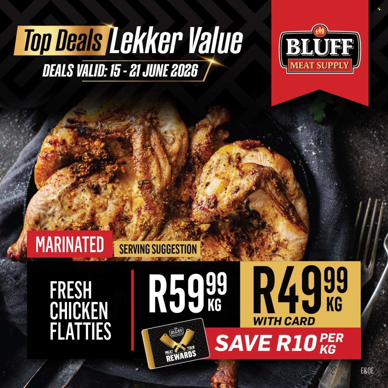 BLUFF MEAT SUPPLY specials - From Monday 15 Jun 2026