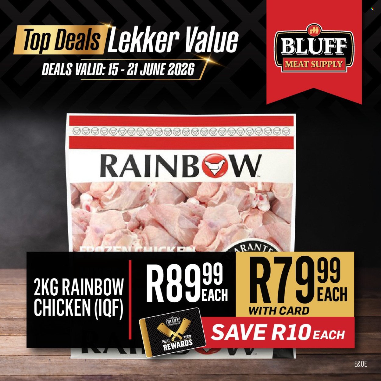 BLUFF MEAT SUPPLY specials - From Monday 15 Jun 2026