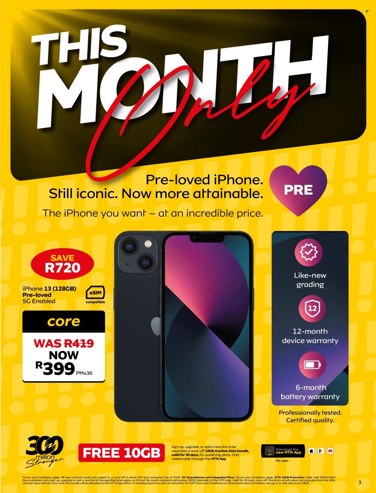 MTN specials - From Monday 9 Mar 2026 (2026-03-09 - 2026-04-06) | 3