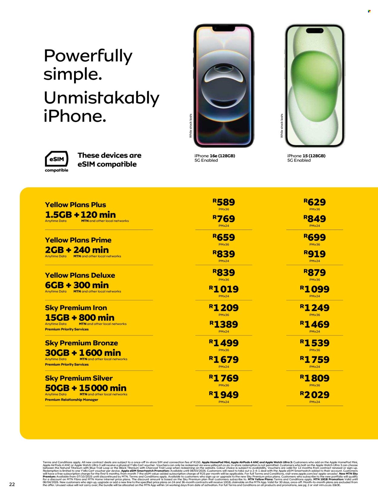 MTN specials - From Monday 9 Mar 2026 (2026-03-09 - 2026-04-06) | 22