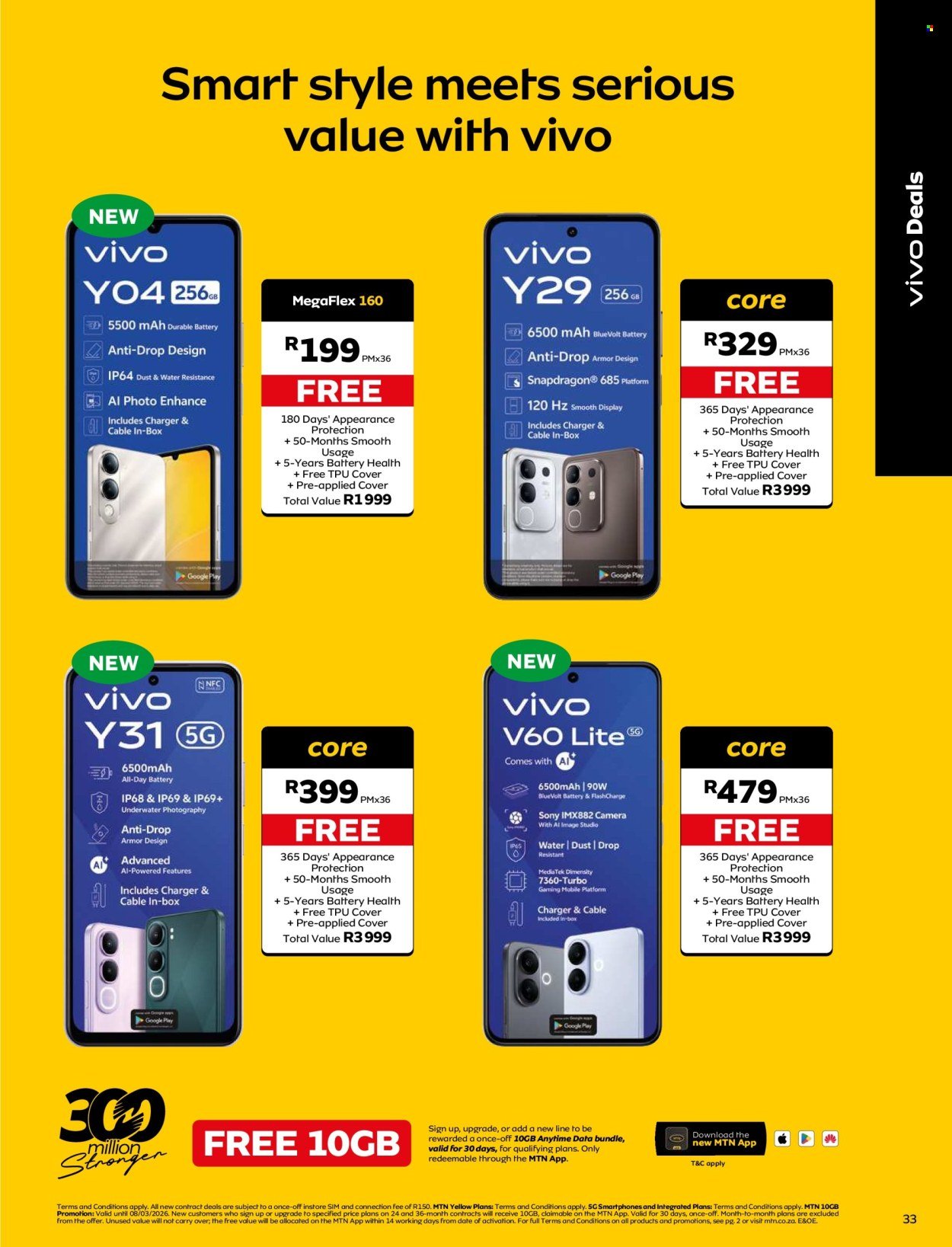 MTN specials - From Monday 9 Mar 2026 (2026-03-09 - 2026-04-06) | 33
