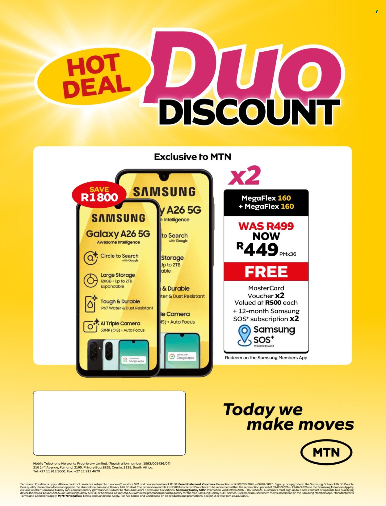 MTN specials - From Monday 9 Mar 2026 (2026-03-09 - 2026-04-06) | 44