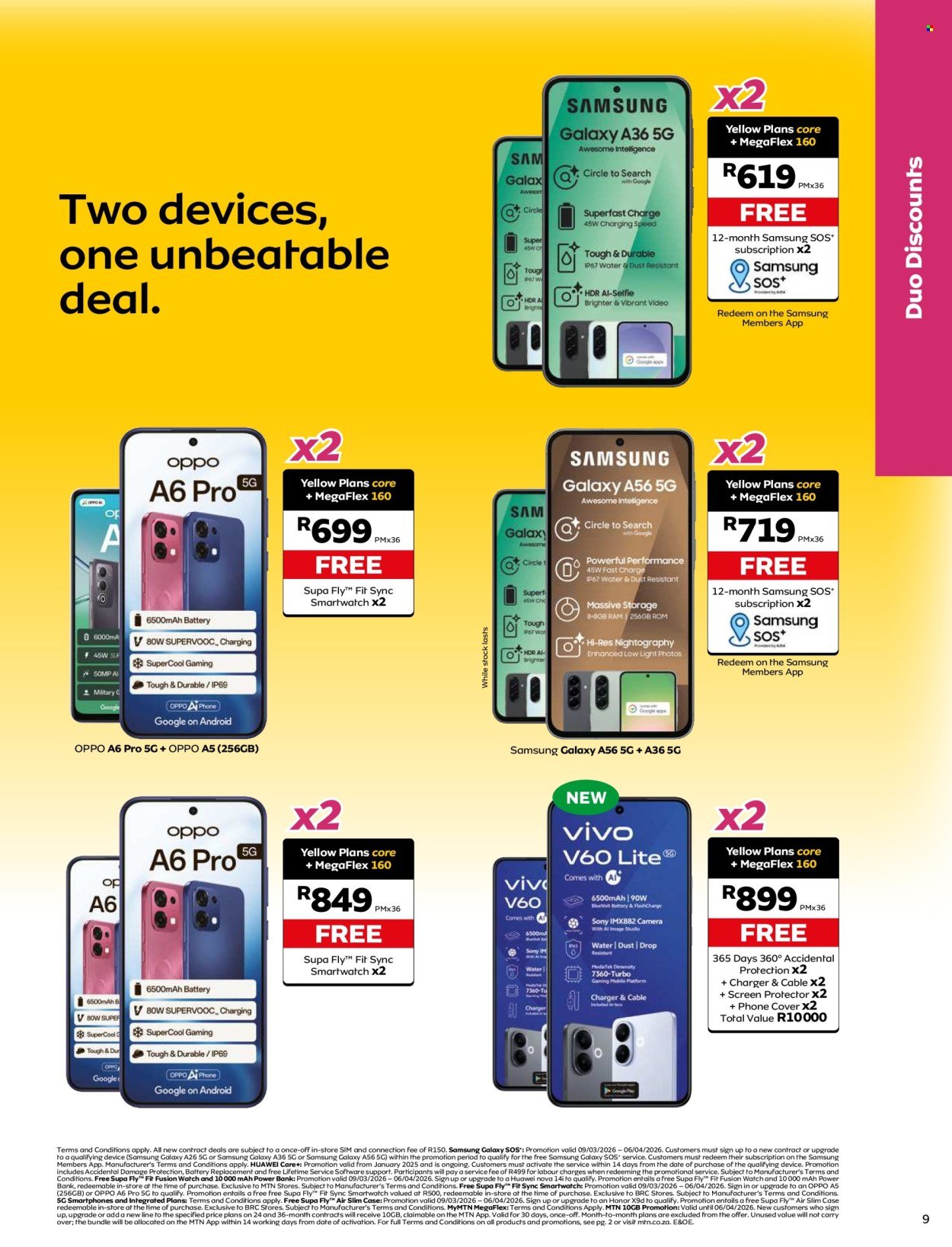 MTN specials - From Monday 9 Mar 2026 (2026-03-09 - 2026-04-06) | 9