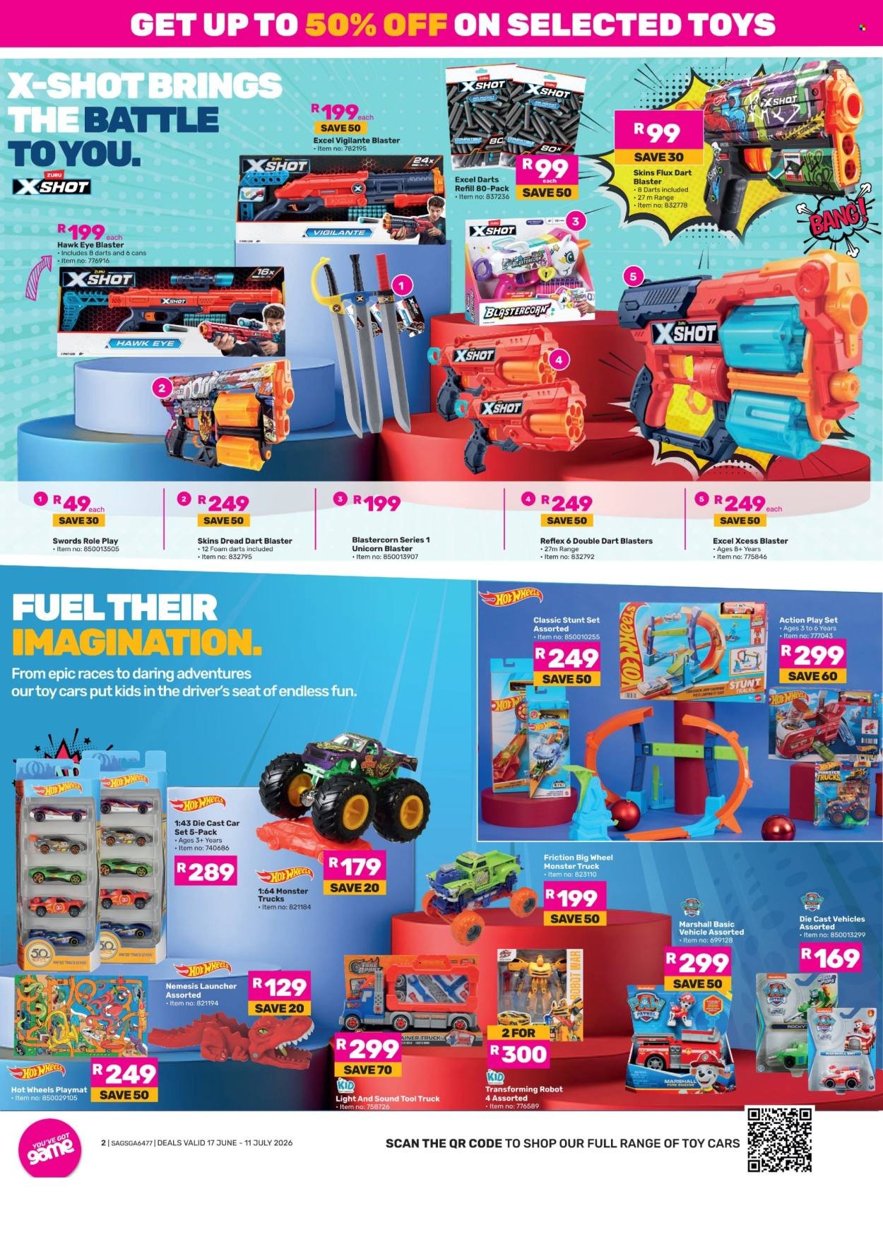 GAME specials - Toys & Treats