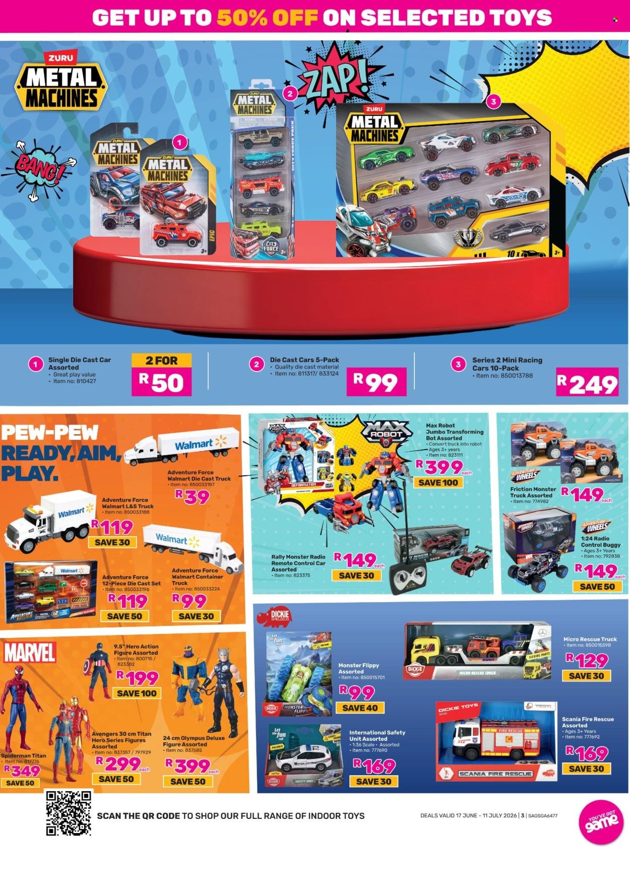 GAME specials - Toys & Treats